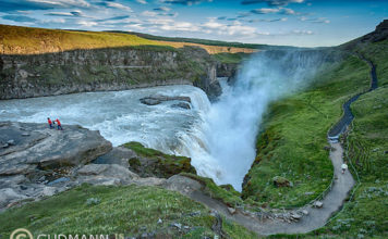 Gullfoss, the golden waterfall of Iceland
