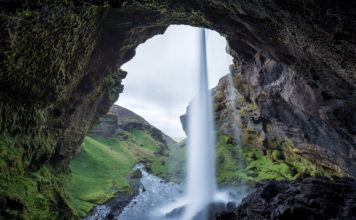 Kvernufoss waterfall Kvernufoss