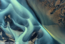 Birds view of Iceland Aerial photo of Iceland