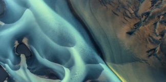 Aerial photo of Iceland