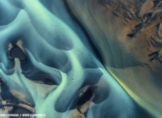 Aerial photo of Iceland