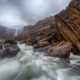 Hengifoss waterfall in east-Iceland