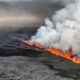 Eruption in Holuhraun, Iceland 2014.