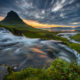 Sunrise at Kirkjufell.