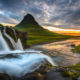 Sunrise at Kirkjufell.