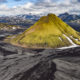 Aerial photography over Iceland.