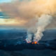 Volcanic eruption in Holuhraun and Bardarbunga in Iceland 2014