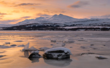 Photographing in north Iceland in January